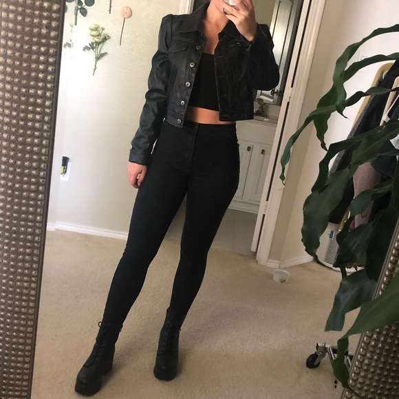 Jackets \u0026 Coats | Cropped Faux Leather 